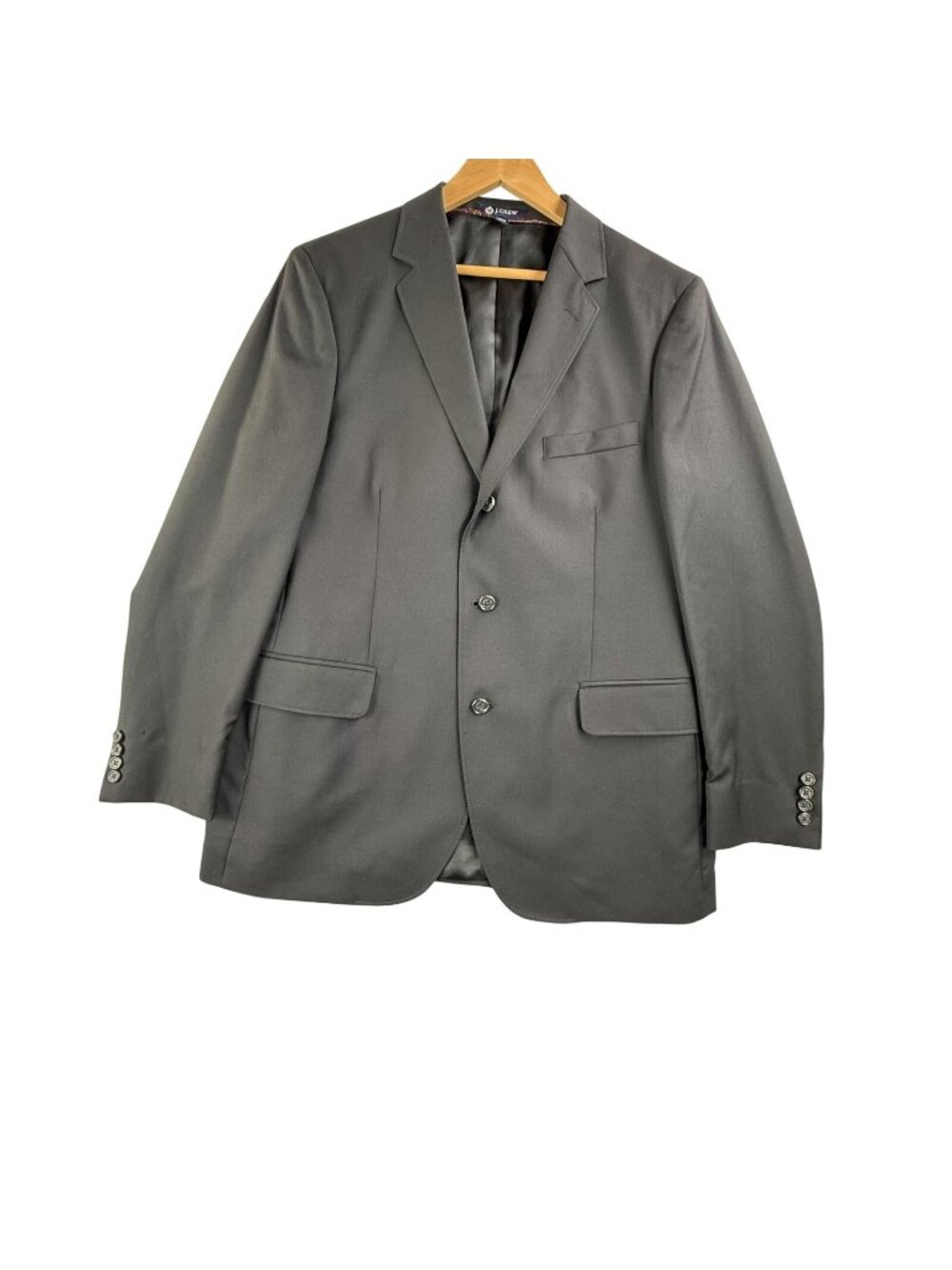 J Crew Blazer Mens 42R Black Wool Legacy Sportcoat Sport Coat Jacket Classic
